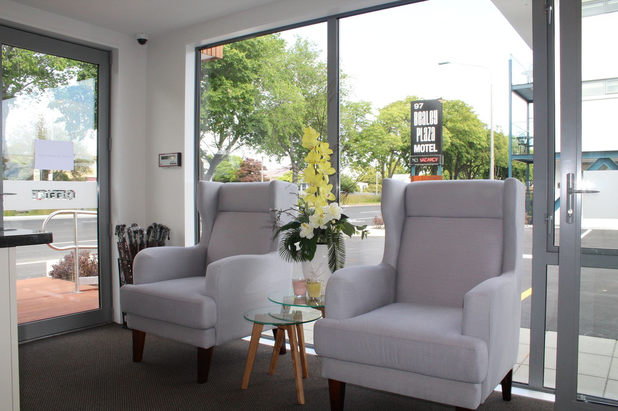 Bealey Plaza Motel Christchurch Bagian luar foto The interior of the hotel